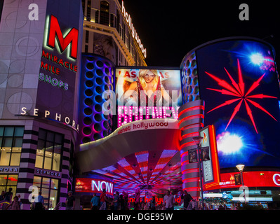 L'affiche du spectacle de Britney Spears au Planet Hollywood Resort à Las Vegas. Banque D'Images