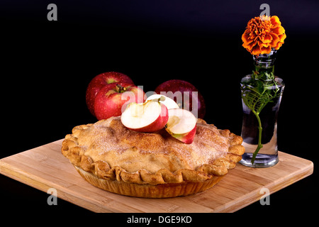 Tarte aux pommes Banque D'Images