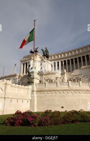 (Vittoriano monument Vittorio Emanuele II) à Rome, Italie Banque D'Images