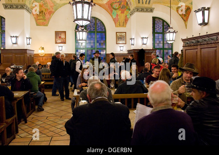 Germany, Bavaria, Munich, Hofbrauhaus beer house Banque D'Images