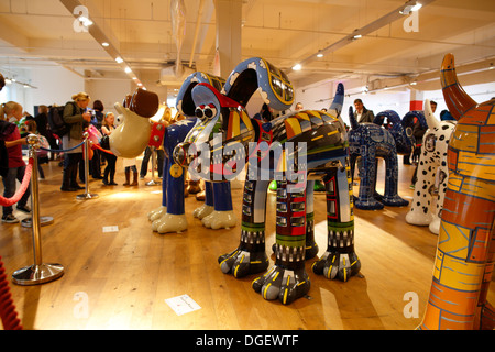 Le Gromit Unleashed - exposition 'La plus grande exposition sur la terre" Banque D'Images