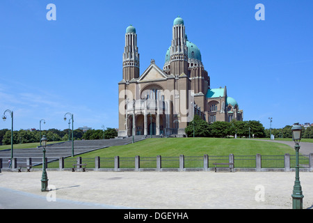 Basilique Nationale du Sacré-Cœur Bruxelles Belgique Europe Banque D'Images