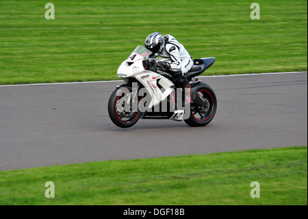 Ty Croes race track Motor bike racing Wirrel 100 Anglesey au nord du Pays de Galles UK Banque D'Images