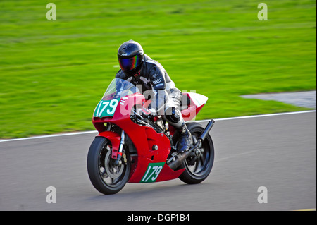 Ty Croes race track Motor bike racing Wirrel 100 Anglesey au nord du Pays de Galles UK Banque D'Images