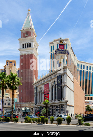 Musée de cire Madame Tussaud's à côté du Venetian Hotel and Casino, Las Vegas Boulevard (le Strip), Las Vegas, Nevada, USA Banque D'Images