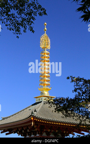 Pagode à Cinq étages de Takahata-fudo Kongo-ji Temple Tokyo Japon Banque D'Images