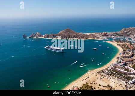 Bateau de croisière à Cabo San Lucas, Cabo San Lucas, Baja California Sur, Mexique Banque D'Images