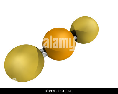 Structure chimique du disulfure de sélénium, un shampooing antipelliculaire l'ingrédient actif, la structure chimique. Il a des propriétés antifongiques Banque D'Images