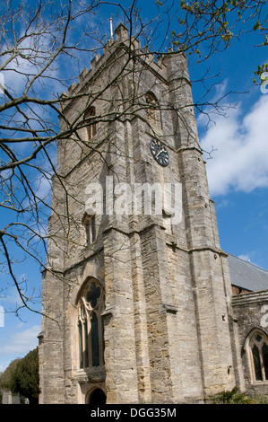 La ville de Sidmouth église paroissiale, dédiée à St Giles et St Nicholas Banque D'Images