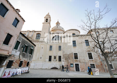 Église de Santa Maria del Rosario ou I Gesuati, Campo Sant'Agnese, Dorsoduro, Venise, UNESCO World Heritage Site, Veneto Banque D'Images