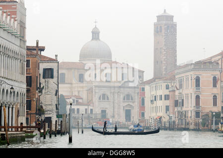 Traghetto San Marcuola, San Geremia e Lucia, Canal Grande, le Grand Canal, Venise, Cannaregio, quartier Venezia, Veneto, Italie Banque D'Images