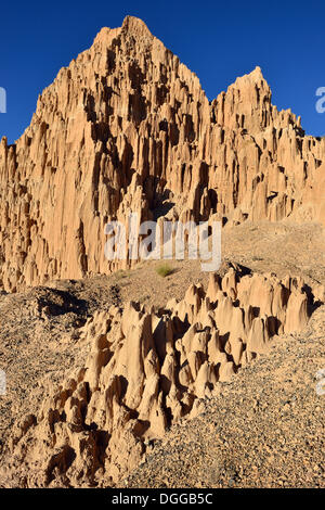 Panaca rock formation à Cathedral Gorge State Park, Nevada, USA, Amérique du Nord Banque D'Images