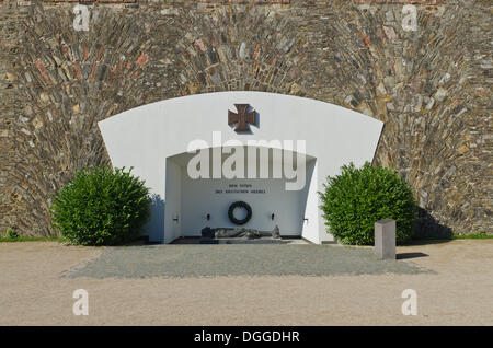 Mémorial de l'Armée allemande sur la forteresse Ehrenbreitstein, Koblenz, Rhénanie-Palatinat Banque D'Images