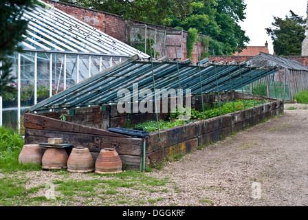 Un vieux châssis en bois Banque D'Images