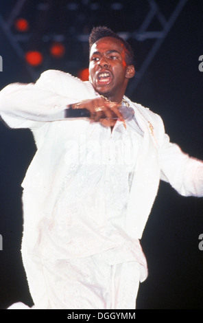 BOBBY BROWN, chanteur et musicien de rap us à propos de 1985. Hanne Photo Jordanie Banque D'Images