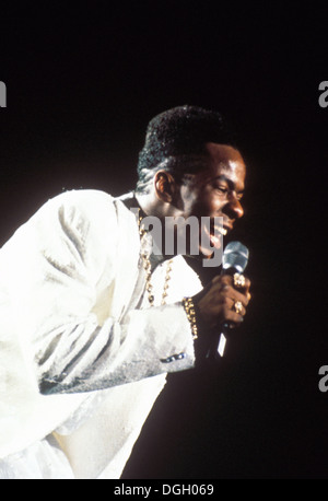 BOBBY BROWN, chanteur et musicien de rap us à propos de 1985. Hanne Photo Jordanie Banque D'Images