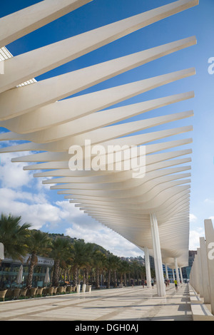 Quay deux El Palmeral de las Sorpresas moderne de développement nouveau terminal croisière Malaga, Espagne Banque D'Images