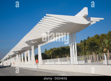 Quay deux El Palmeral de las Sorpresas moderne de développement nouveau terminal croisière Malaga, Espagne Banque D'Images