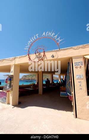 Cala Conta (Platjes de ses comptes), Ibiza Banque D'Images