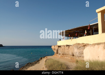 Cala Conta (Platjes de ses comptes), Ibiza Banque D'Images