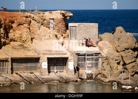 Pou d'es Lleo, San Carlos, Ibiza, Espagne Banque D'Images