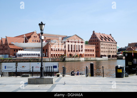 Orchestre Philharmonique Baltique polonaise sur la région de Motlawa Gdansk - Polska Filharmonia Baltycka. Banque D'Images