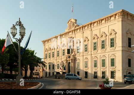 L'Auberge de Castille, La Valette, Malte Banque D'Images