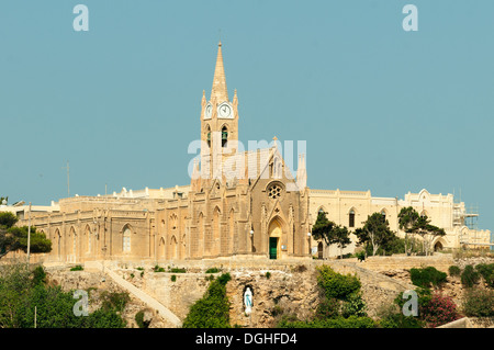 Lourdes Chapelle à Mgarr, Gozo, Malte Banque D'Images