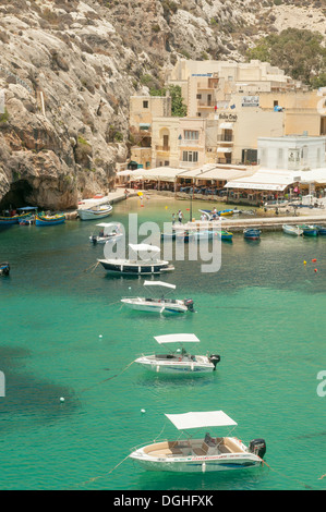 Xlendi Bay, Gozo, Malte Banque D'Images