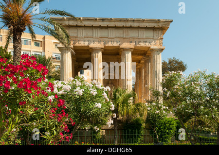 Temple de la folie, des jardins Barrakka, La Valette, Malte Banque D'Images