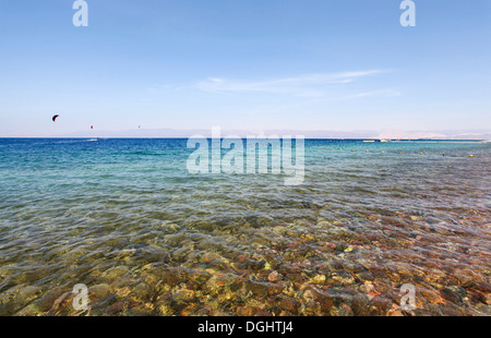 La mer Rouge, Aqaba, Jordanie Banque D'Images