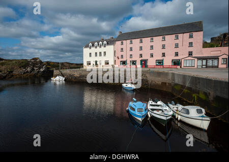 Port de Bunbeg, comté de Donegal, en République d'Irlande, Europe Banque D'Images