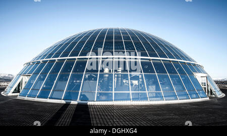 Perlan, réservoir d'eau chaude, Reykjavík, Islande, Höfuðborgarsvaeðið Banque D'Images