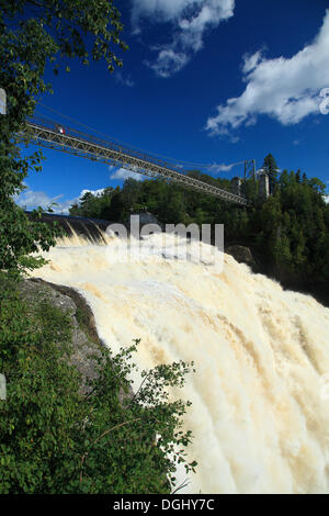 Pont à Chutes Montmorency, Beauport, Québec, Québec, Canada Banque D'Images