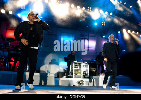 Die Fantastischen Vier, groupe de rap allemand vivre au Heitere Open Air de Zofingen, Suisse Banque D'Images