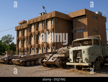 Amna Sur Musée dans le bâtiment de sécurité rouge, Suleymanyah, Kurdistan, Iraq Banque D'Images