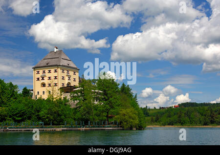 Le Château de Schloss Fuschl sur le lac Fuschlsee, Hof, Salzkammergut, Autriche, Europe Banque D'Images