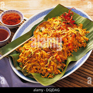 Nasi goreng, Indonésie. Banque D'Images