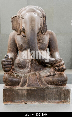 Statue de Ganesh dans le Musée Cham à Da Nang, au Vietnam, en Asie du sud-est Banque D'Images