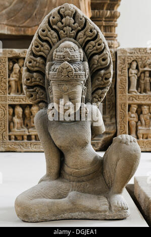 Statue du centre bouddhiste de Dong Duong, le Musée Cham, Da nang, Vietnam, Asie du sud-est Banque D'Images