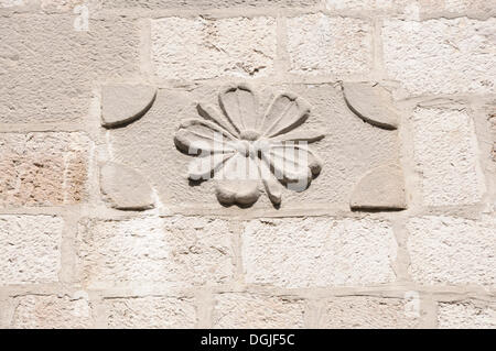 Détail de la cathédrale de Venise, dans la ville de Cres, Croatie, Europe Banque D'Images