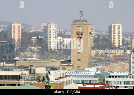 Tour de la gare, Stuttgart, Bade-Wurtemberg Banque D'Images