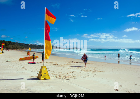 Plage de vérin sur North Stradbroke Island dans le Queensland. Banque D'Images