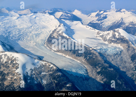 Ces glaciers et vallées de la chaîne côtière montagne au lac Chilko Vancouver British Columbia Canada Banque D'Images