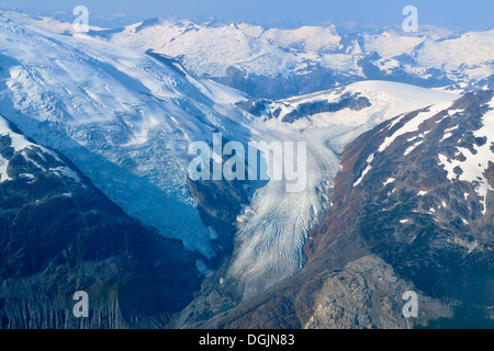 Ces glaciers et vallées de la chaîne côtière montagne au lac Chilko Vancouver British Columbia Canada Banque D'Images