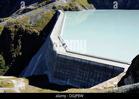 Le barrage de la Grande Dixence à Heremence en Suisse Banque D'Images