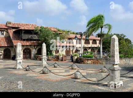 Village d'artistes d'Altos de Chavon, République dominicaine, Caraïbes Banque D'Images