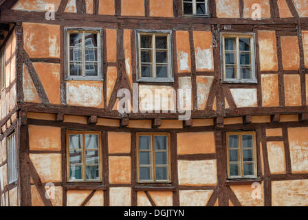 Maison à colombages historique, détail, Eppingen, Bade-Wurtemberg Banque D'Images