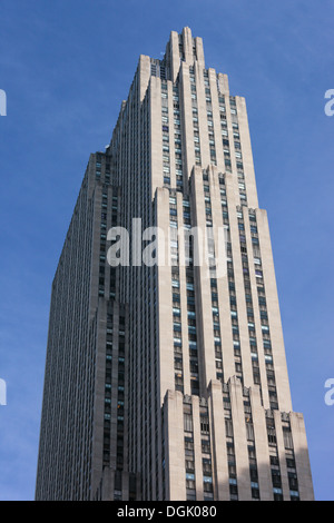 GE building dans le Rockefeller Center à New York, USA. Banque D'Images