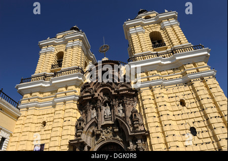 Monastère de San Francisco, centre de Lima, Pérou Banque D'Images